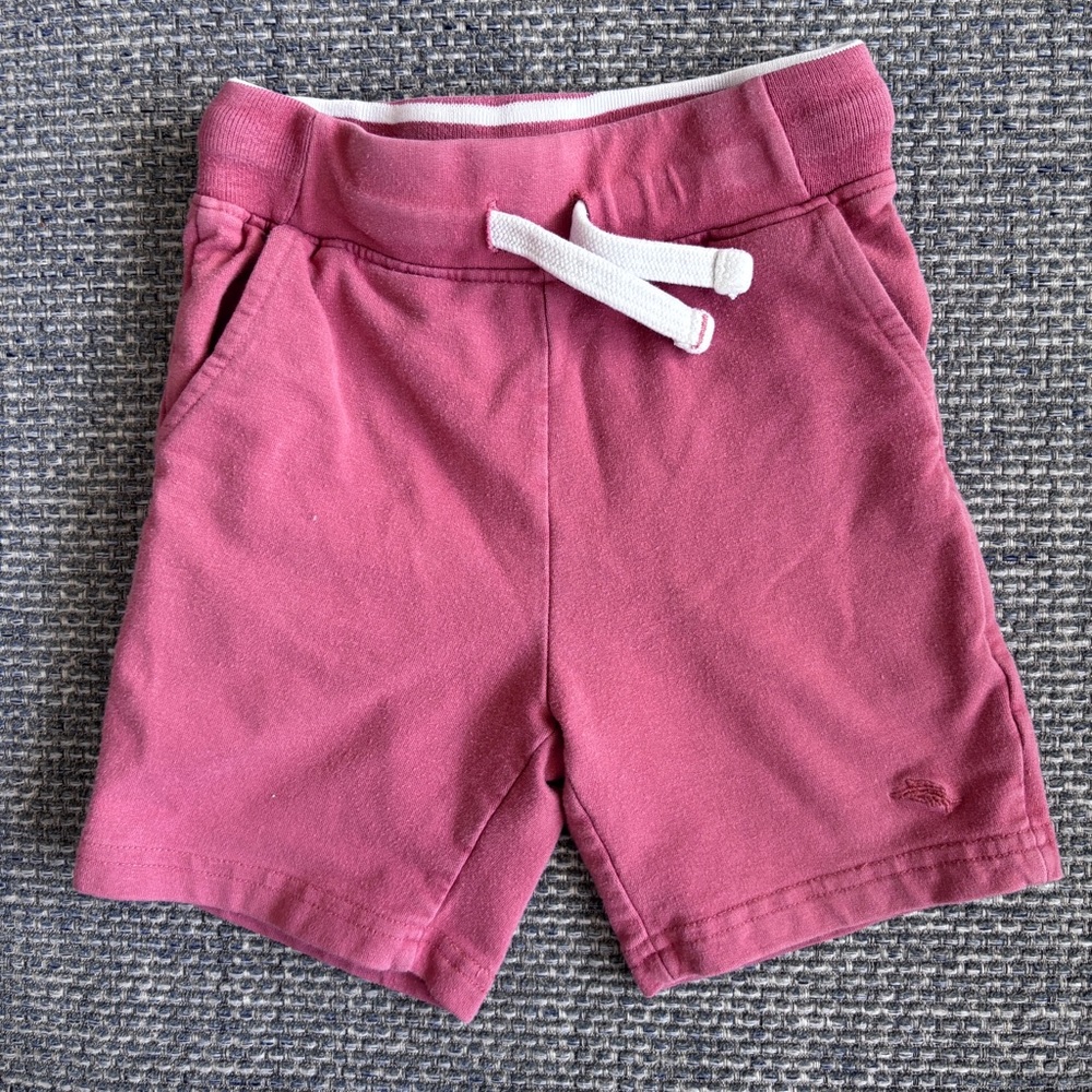 Ben Sherman Kids Red Shorts Drawstring Elastic Waist 24M Pockets